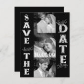 写真と一緒に日付を保存する 案内ポストカード (正面/裏面)