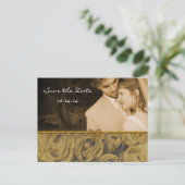 写真と一緒に日付を保存する 案内ポストカード (スタンド正面)