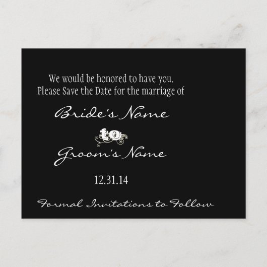 写真と一緒に日付を保存する 案内ポストカード (裏面)