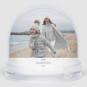 写真と一緒に楽しいクリスマスの挨拶 (裏面)