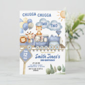 写真と一緒に2回目の誕生日に搭乗してトレーニング 招待状 (スタンド正面)