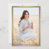 写真と両親がブルゴーニュ卒業党を名乗る 招待状 (裏面)