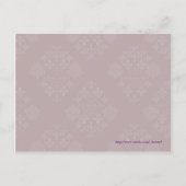 写真と共に投稿カードの日付を保存する(ティール（緑がかった色）) 案内ポストカード (裏面)