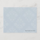 写真と共に日付のポストカードを保存する（紫） 案内ポストカード (裏面)