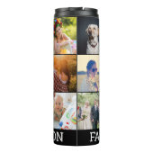 写真と名前のアップロード タンブラー (裏面)