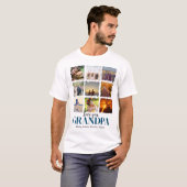 写真と名前のアップロード Tシャツ (正面フル)