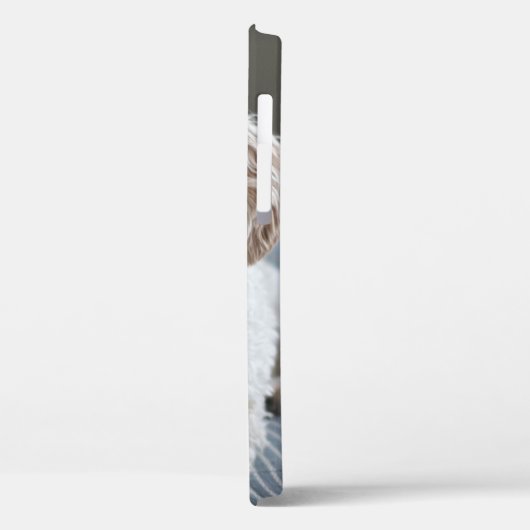 写真と名前カスタムの犬パーソナライズされた作 Case-Mate iPhoneケース (裏面 / 左)