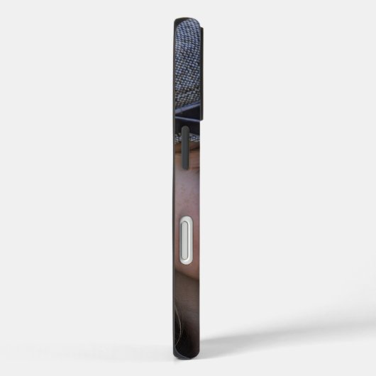 写真と名前パーソナライズされたモダンタイポグラフィ Case-Mate iPhoneケース (裏面 / 右)