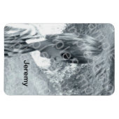 写真と名前4"x6"プレミアムマグネット マグネット (横)