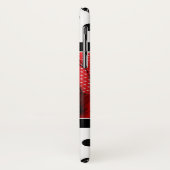 写真と名前/トレンディーブラック水玉模様 Case-Mate iPhoneケース (裏面/左)