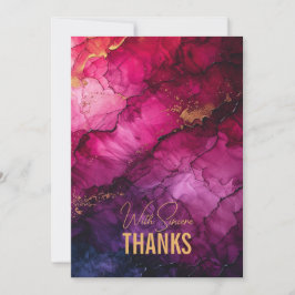 写真と天文学エレガンスマーブルシンフォニー サンキューカード