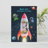 写真と巨大な3つ | ロケット宇宙3回目 招待状 (スタンド正面)