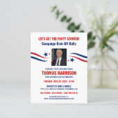 写真と政治的な資金集めキャンペーンのキックオフ (スタンド正面)