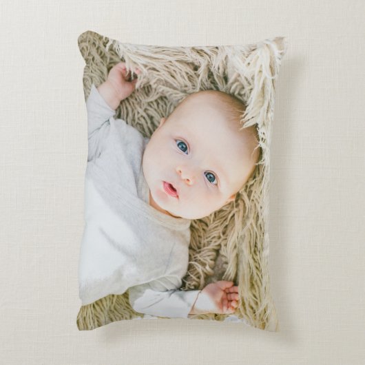 写真と文字おばあちゃんカスタムパーソナライズされた アクセントクッション (裏面(縦))