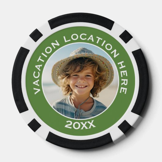 写真と文字で休暇のお土産を作る ポーカーチップ (裏面)
