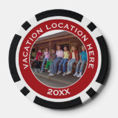 写真と文字で休暇のお土産を作る ポーカーチップ (裏面)