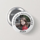 写真と文字で休暇のお土産を作る 缶バッジ (正面&裏面)