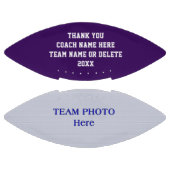 写真と文字とカラーズフットボパーソナライズされたール アメリカンフットボール (パネル)