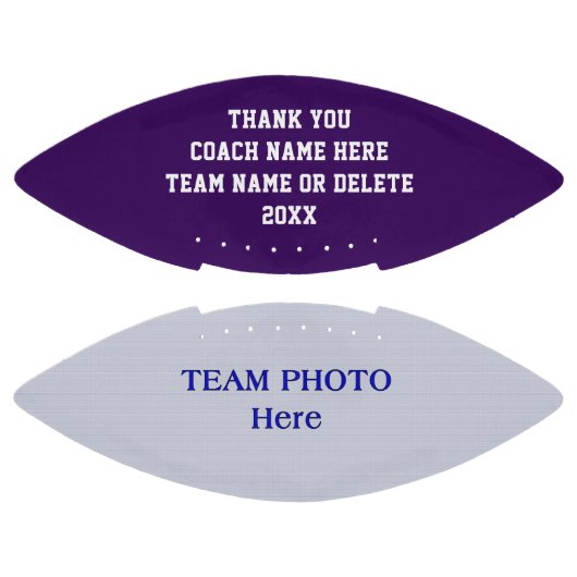 写真と文字とカラーズフットボパーソナライズされたール アメリカンフットボール (パネル)