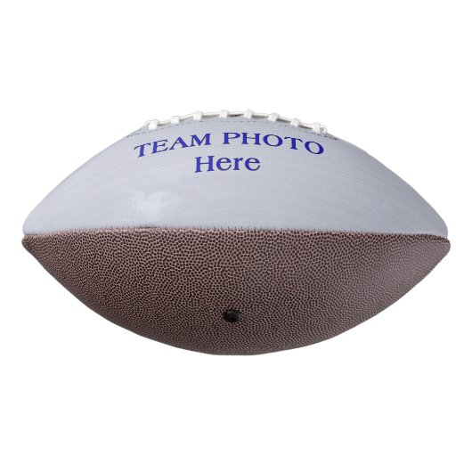 写真と文字とカラーズフットボパーソナライズされたール アメリカンフットボール (回転270)