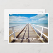 写真と文字のアップロード ポストカード (正面/裏面)