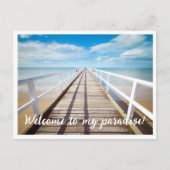 写真と文字のアップロード ポストカード (正面)