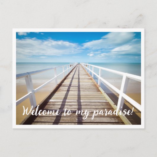 写真と文字のアップロード ポストカード (正面)