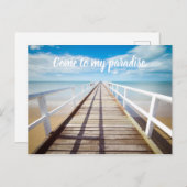 写真と文字のアップロード ポストカード (正面/裏面)