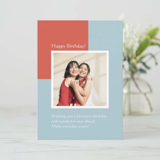 写真と文字のカスタマイズ2色の友最高の人 (スタンド正面)