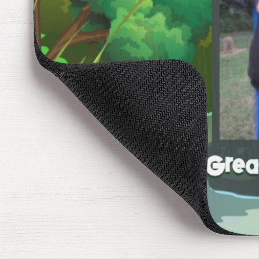 写真と文字のマウスパッドの追加 マウスパッド (コーナー)