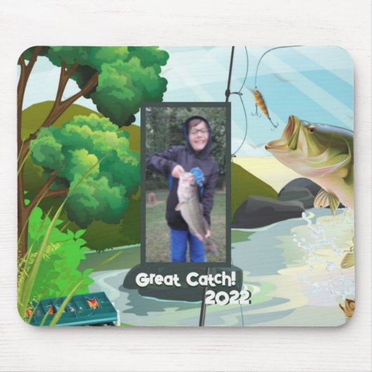 写真と文字のマウスパッドの追加 マウスパッド (正面)