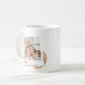 写真と文字の贈り物ママや家族 コーヒーマグカップ (正面左)
