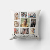 写真と文字の追加 クッション (裏面)