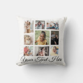 写真と文字の追加 クッション (正面)