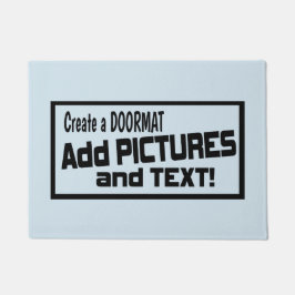 写真と文字の追加 – 独自の ドアマット