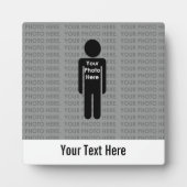 写真と文字はこちらカスタムフォトプラーク フォトプラーク (正面)