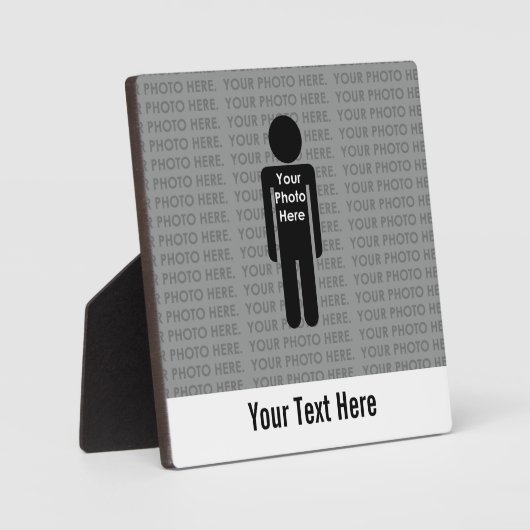 写真と文字はこちらカスタムフォトプラーク フォトプラーク (正面)