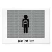 写真と文字はこちらカスタムプリント フォトプリント            (正面)