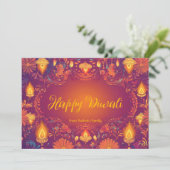 写真と文字カスタムの聖なる光彩カード付き 招待状 (スタンド正面)