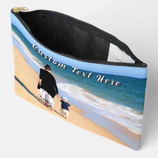 写真と文字カスタムアクセサリーポーチ アクセサリーポーチ (見開き)