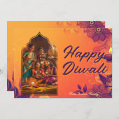 写真と文字カスタムスパークとスピリットのカード 招待状 (正面/裏面)