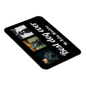 写真と文字カスタムパーソナライズされた マグネット (右側)