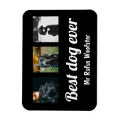 写真と文字カスタムパーソナライズされた マグネット (縦)