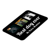 写真と文字カスタムパーソナライズされた マグネット (左側)