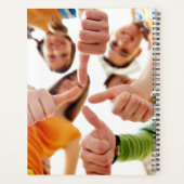 写真と文字カスタムプランナー プランナー手帳 (裏面)