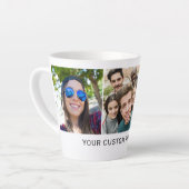 写真と文字カスタムラテマグ カフェラテマグ (左アングル)