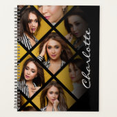 写真と文字カスタム プランナー手帳 (正面)