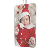 写真と文字パーソナライズされたKeepsake カーエアーフレッシュナー (左)