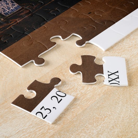 写真と文字 ジグソーパズル (側面)