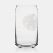 写真と文字 パーソナライズされた ガラス缶 (裏面)